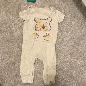 Disney Cream Winnie the Pooh Bodysuit